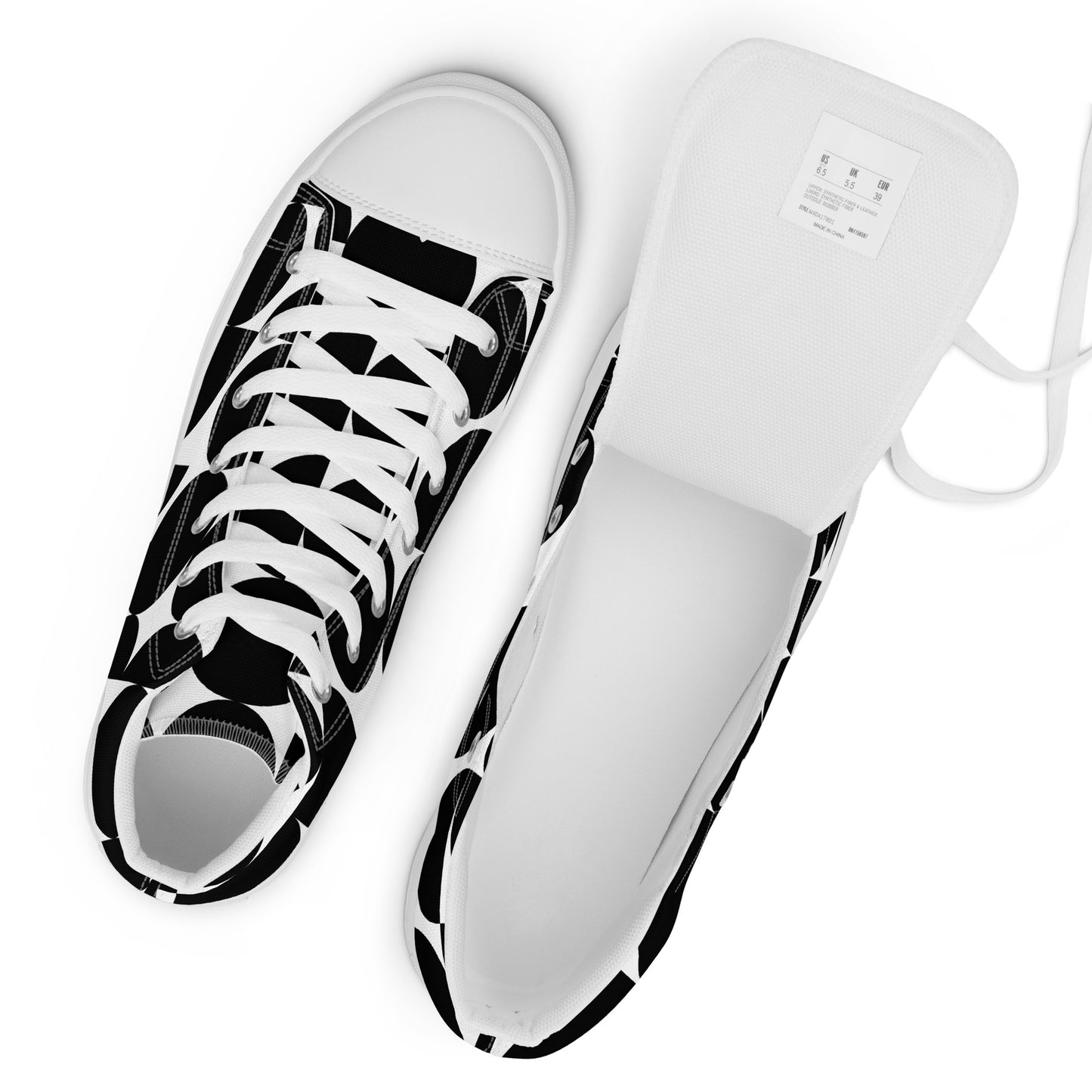 Women’s high top canvas shoes in Marimeco