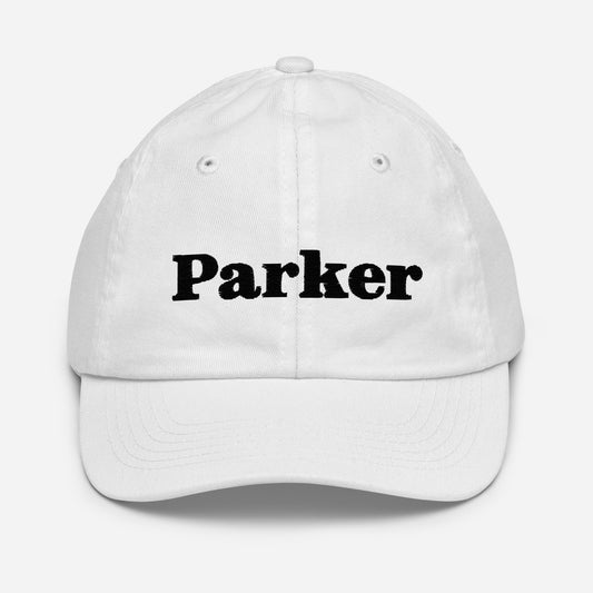 Kids Youth Personalized Name Baseball Cap