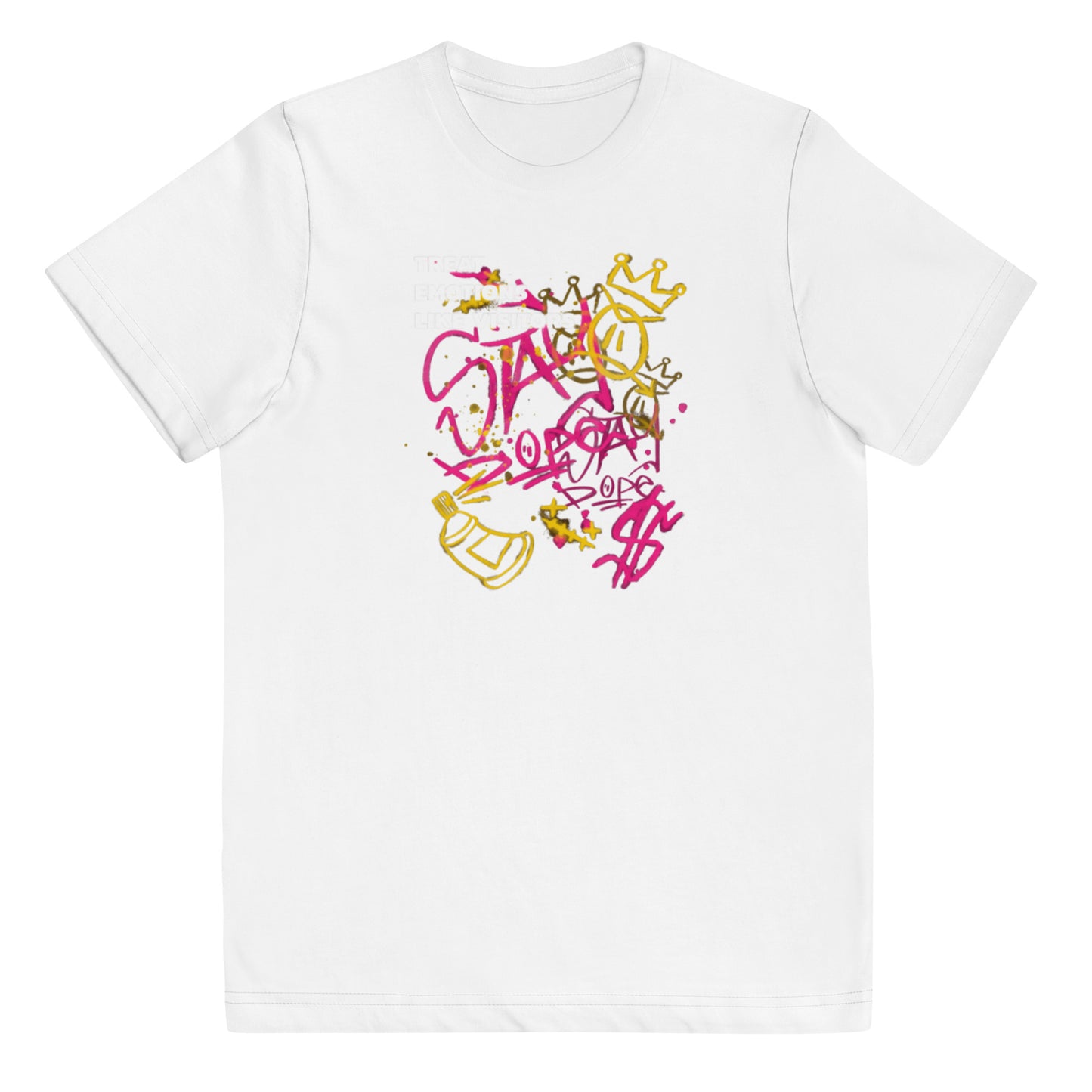 Kids Youth Graphic T-shirt in Treat Emotions like Visitors