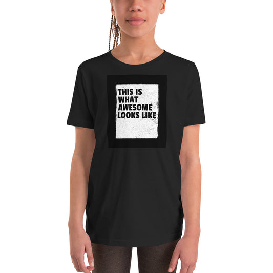 Kids Youth T-Shirt in This is What Awesome Look Like