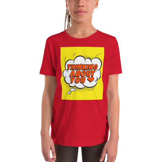 Kids Youth T-Shirt in Thinking about You