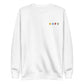 Unisex Premium Sweatshirt In Nope Embroidery