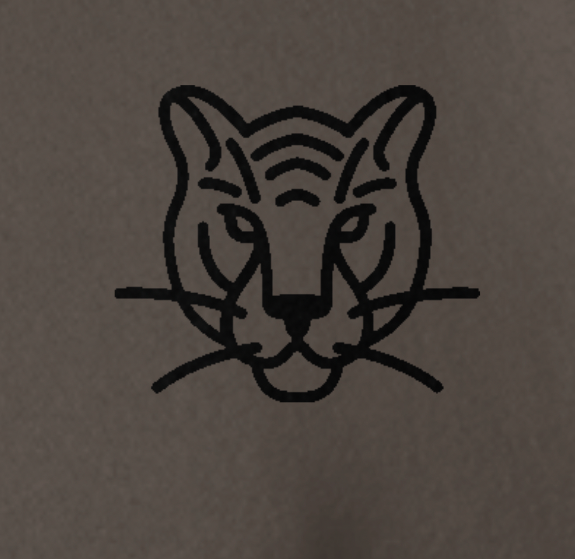 Unisex Premium  Graphic Embroidery  Hoodie in Tiger Design