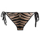Women Swimwear Reversible Bikini Bottom in Tiger