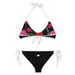 Women Swimwear Reversible Bikini Set in Floral