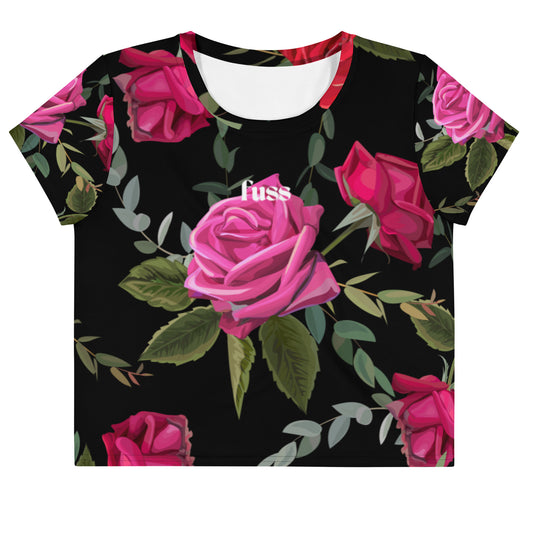 Women Set Crop Tee in Floral