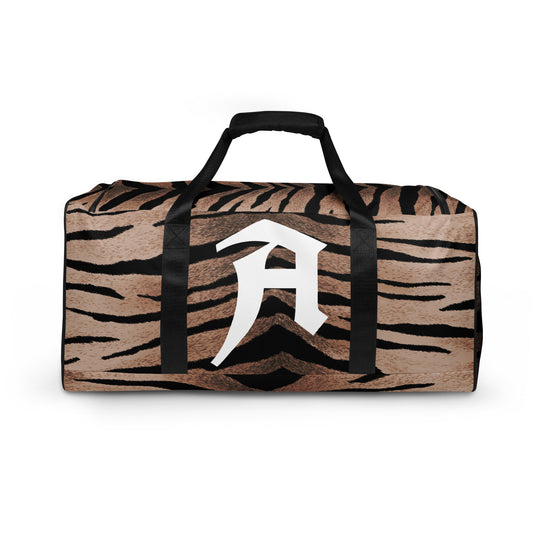 Personalized Monogrammed  Duffle Bag in Tiger Design