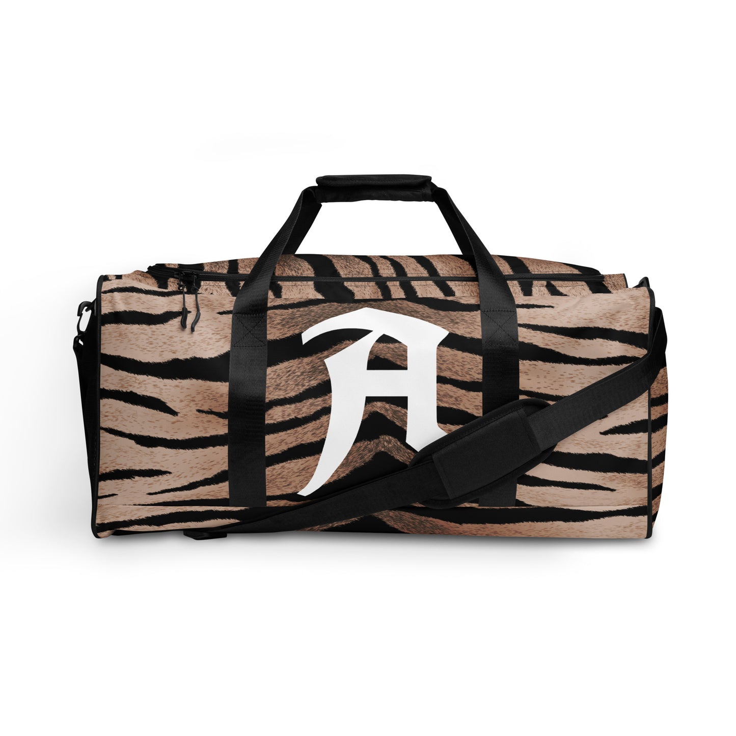 Personalized Monogrammed  Duffle Bag in Tiger Design