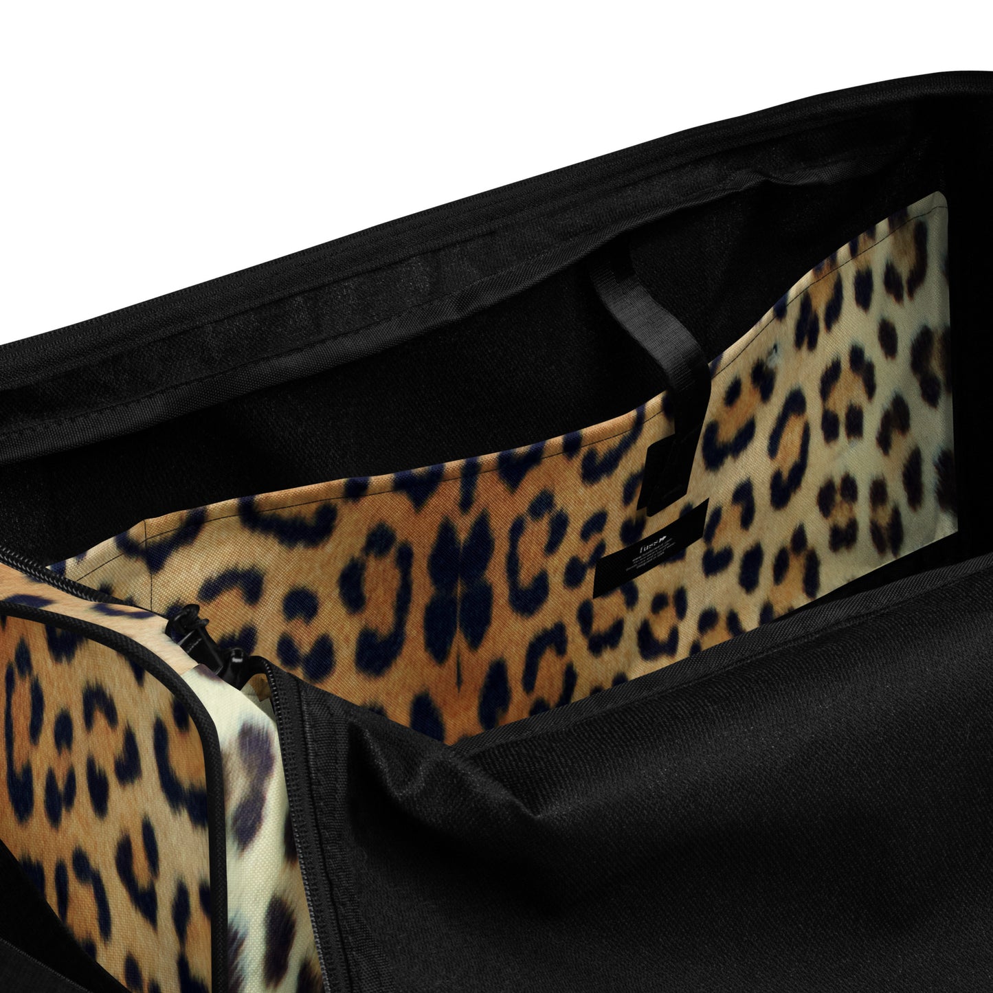 Personalized Monogrammed  Duffle Bag in Leopard  Design