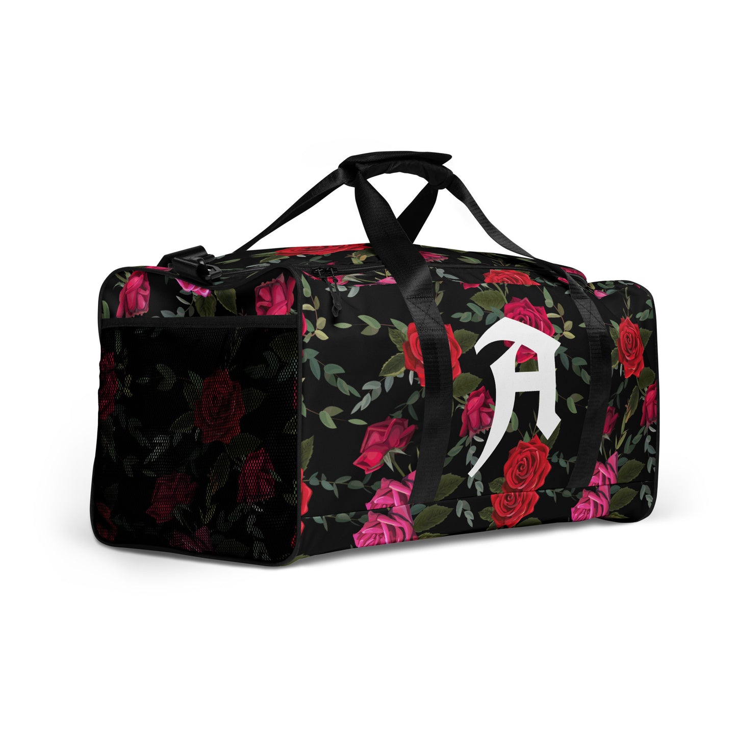 Personalized Monogrammed Duffle Bag in Floral Design