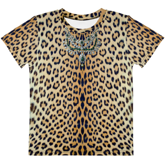 Kids T-shirt Set in Leopard