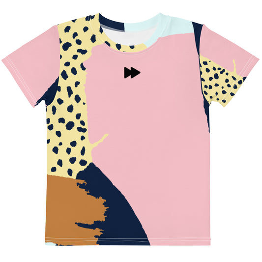 Kids crew neck t-shirt Tee Set In Fun Design