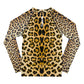 Kids Long Sleeve Top Set in Leopard Design