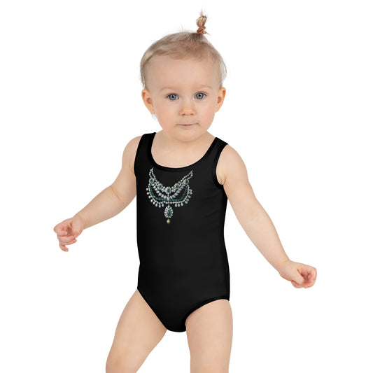 Kids One-piece Swimsuit in Black