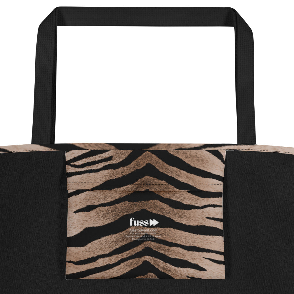 Large Tote Bag in Tiger