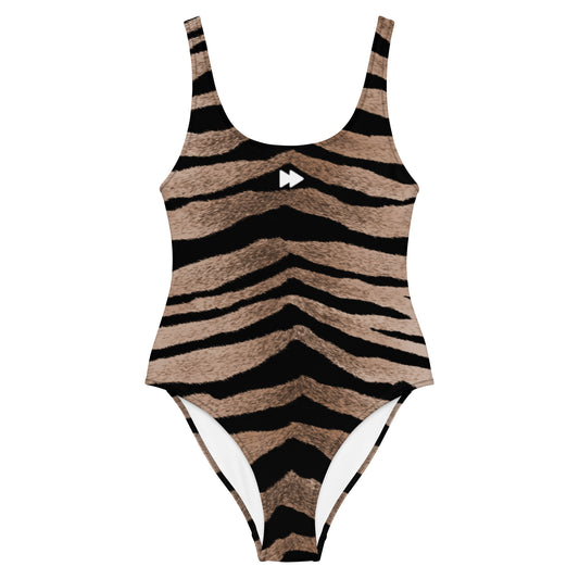 Women One-Piece Swimsuit in Tiger