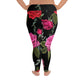 High-Waisted  Plus Leggings In Floral Design