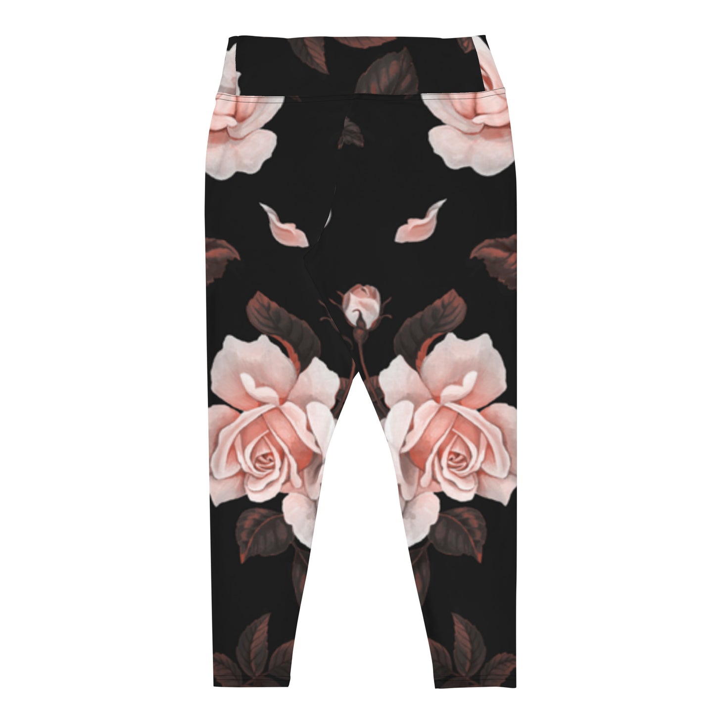 High-rise Plus Leggings in Flowers