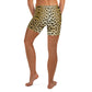 Women Set Biker Shorts in Leopard