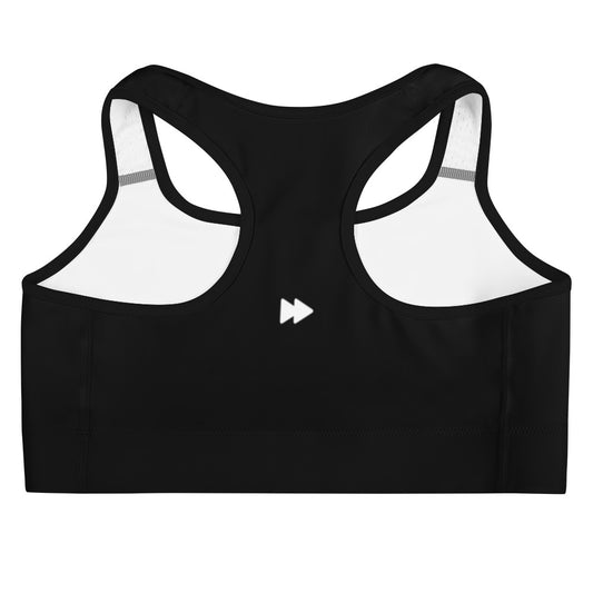 Women Bra top in Black with Necklace