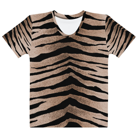 Women T-shirt Top Set in Tiger