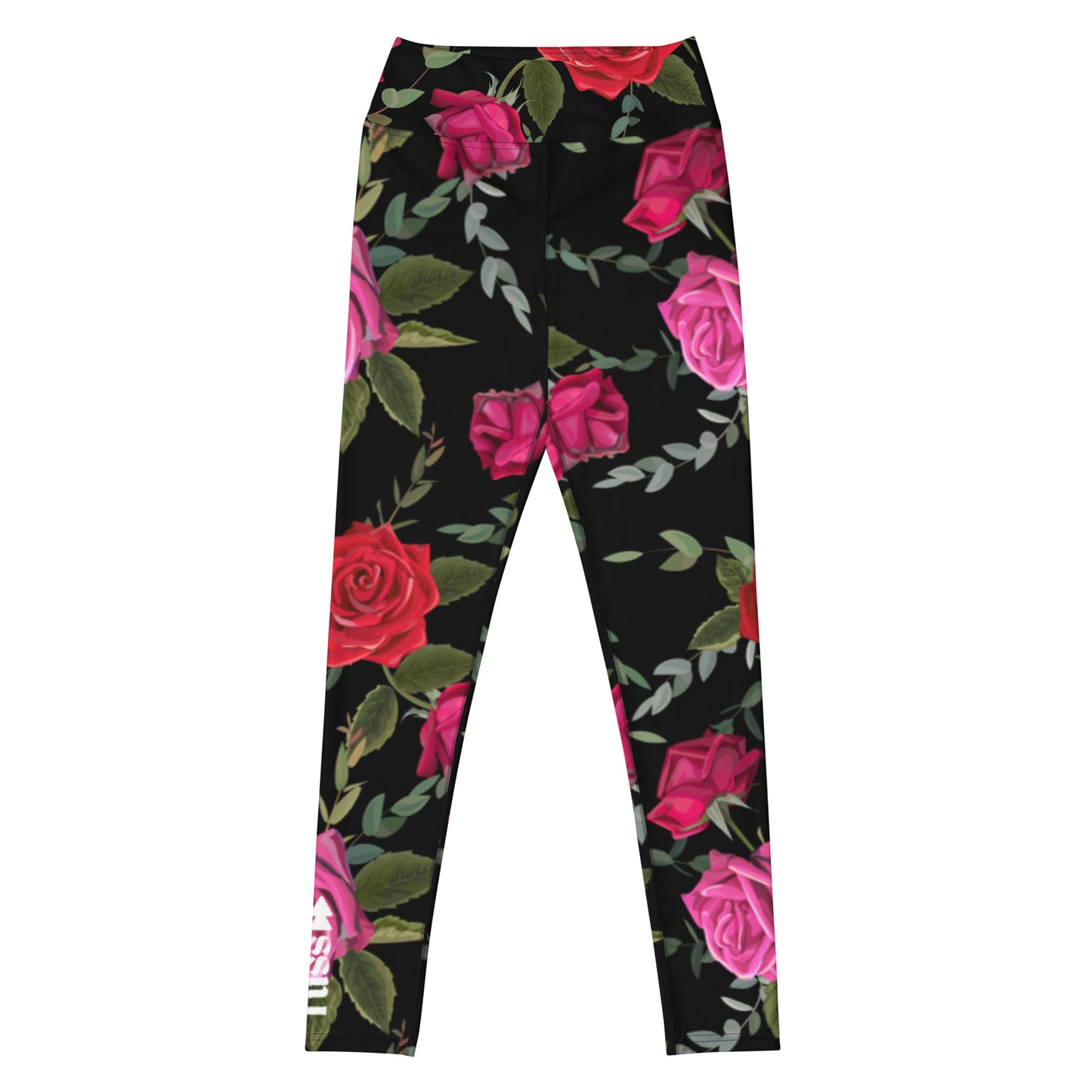 Women Set High-Rise Leggings in Floral