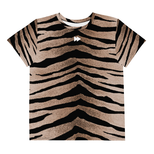 Youth T-shirt Top in Tiger Design