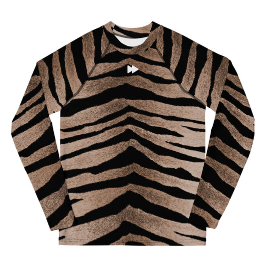 Youth Long Sleeve Top Set  in Tiger Design