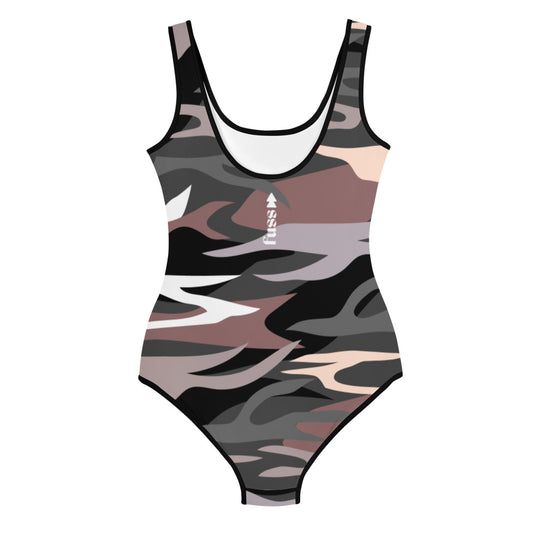 Youth Swimsuit in Camo Design