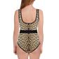 Youth Girls One-Piece Swimsuit in Leopard Design