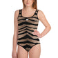 Youth Swimsuit in Tiger Design