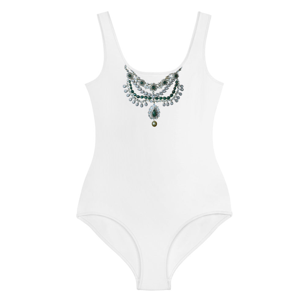 Kids Youth Swimsuit with Necklace
