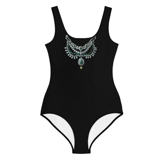 Kid Youth One-piece Swimsuit in Black