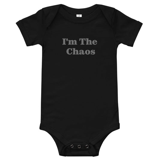 Baby Matching Onesie Im the Chaos - fussforward