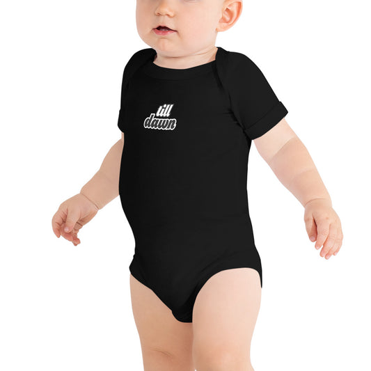 Baby T-shirt Romper Onesie in Till Dawn