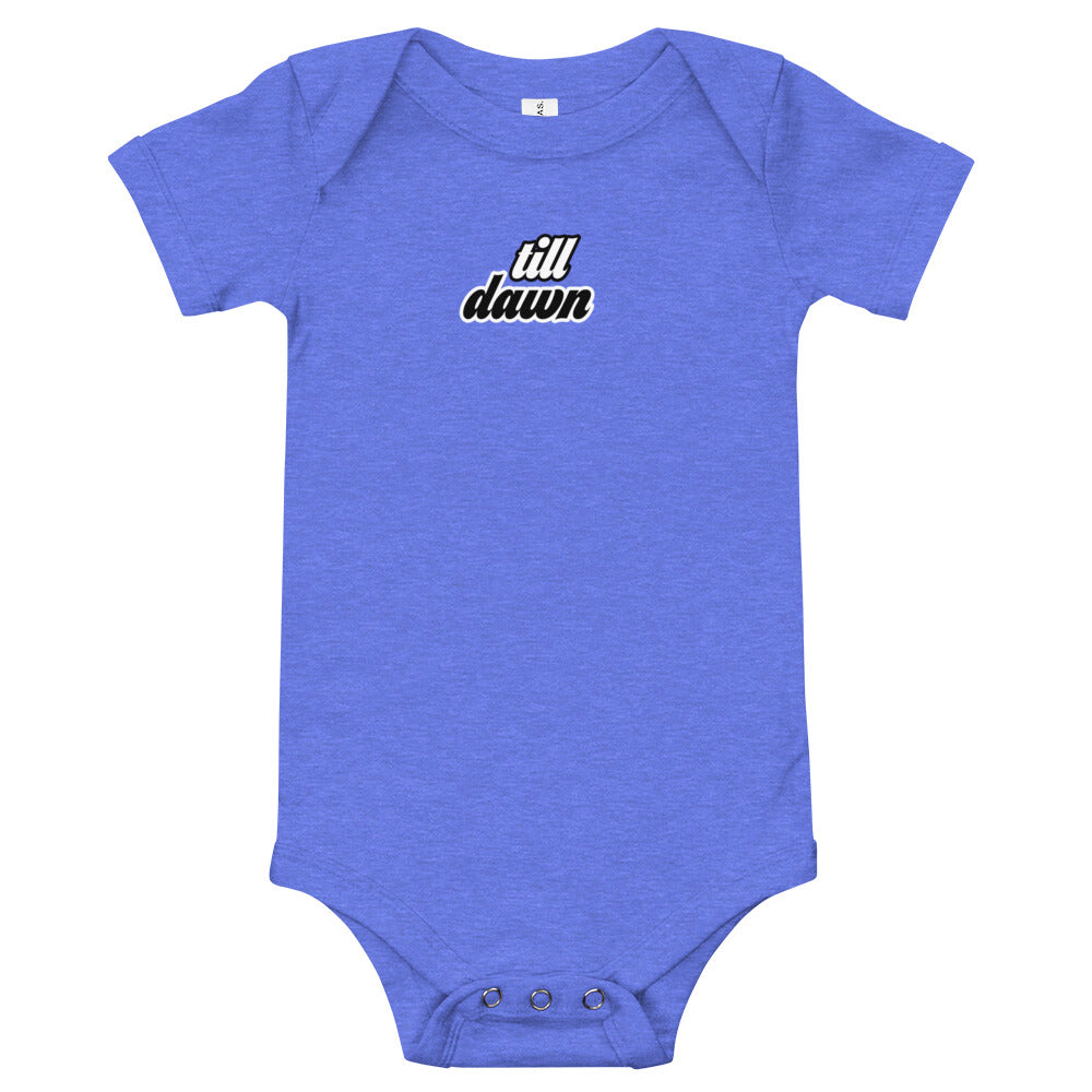 Baby T-shirt Romper Onesie in Till Dawn