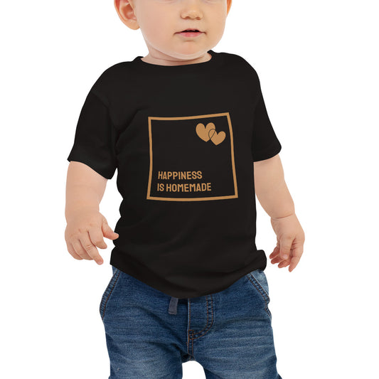 Baby T-shirt in Happiness Is Homemade