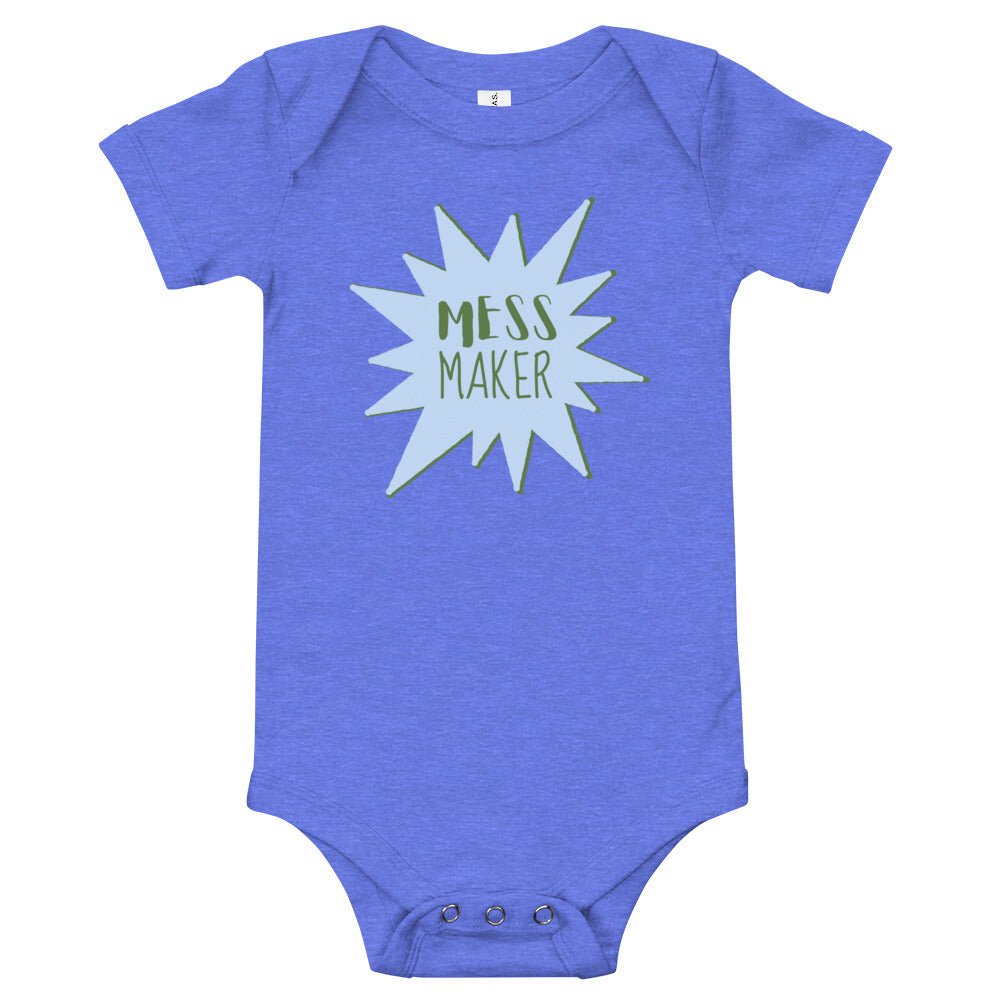 Baby T-shirt Bodysuit In Mess Maker - fussforward