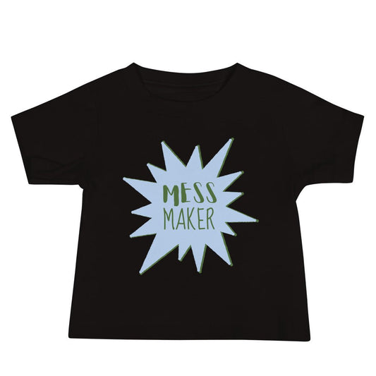 Baby T-shirt in Mess Maker - fussforward