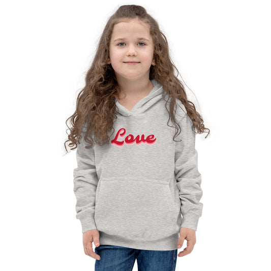 Kids Graphic Hoodie in Love