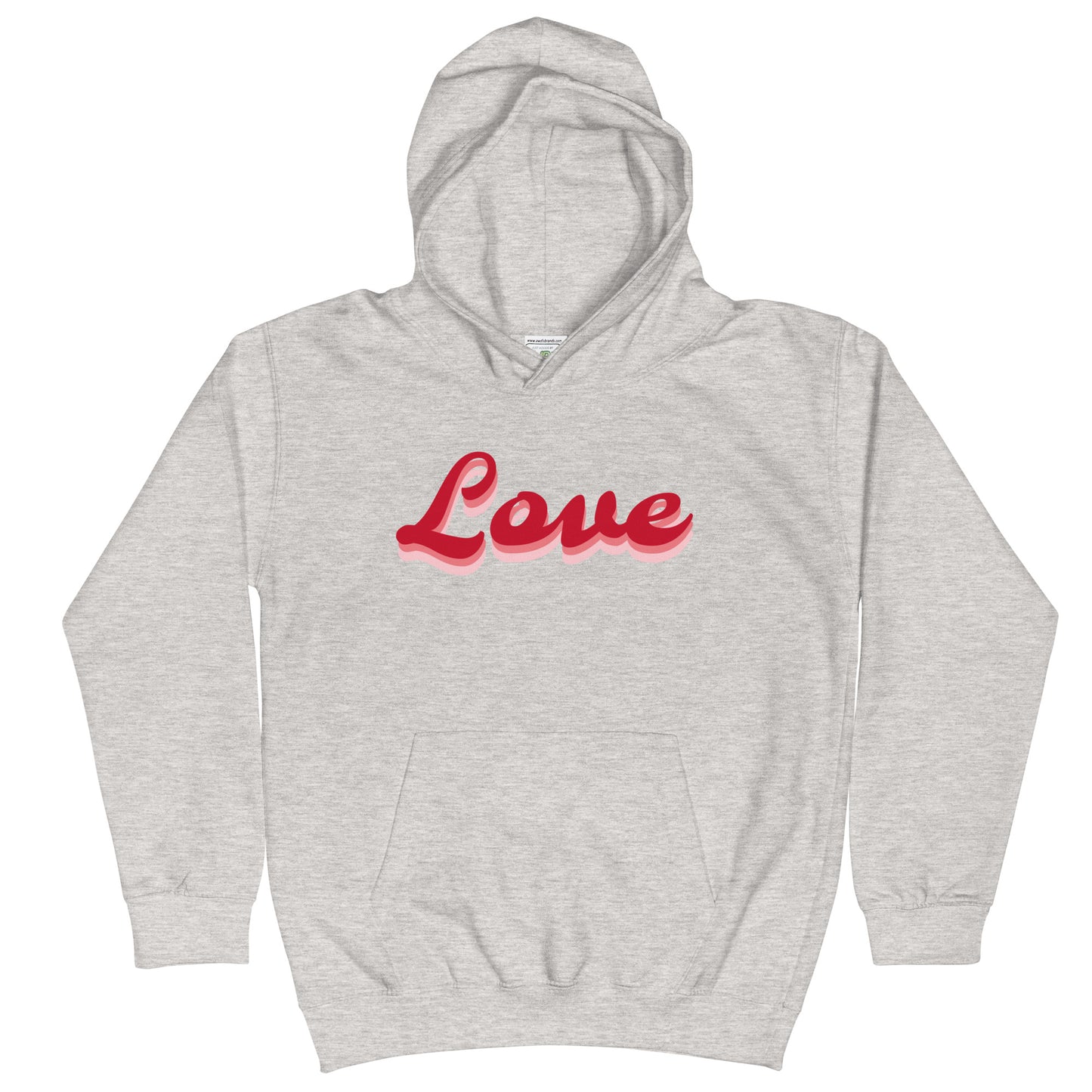 Kids Graphic Hoodie in Love