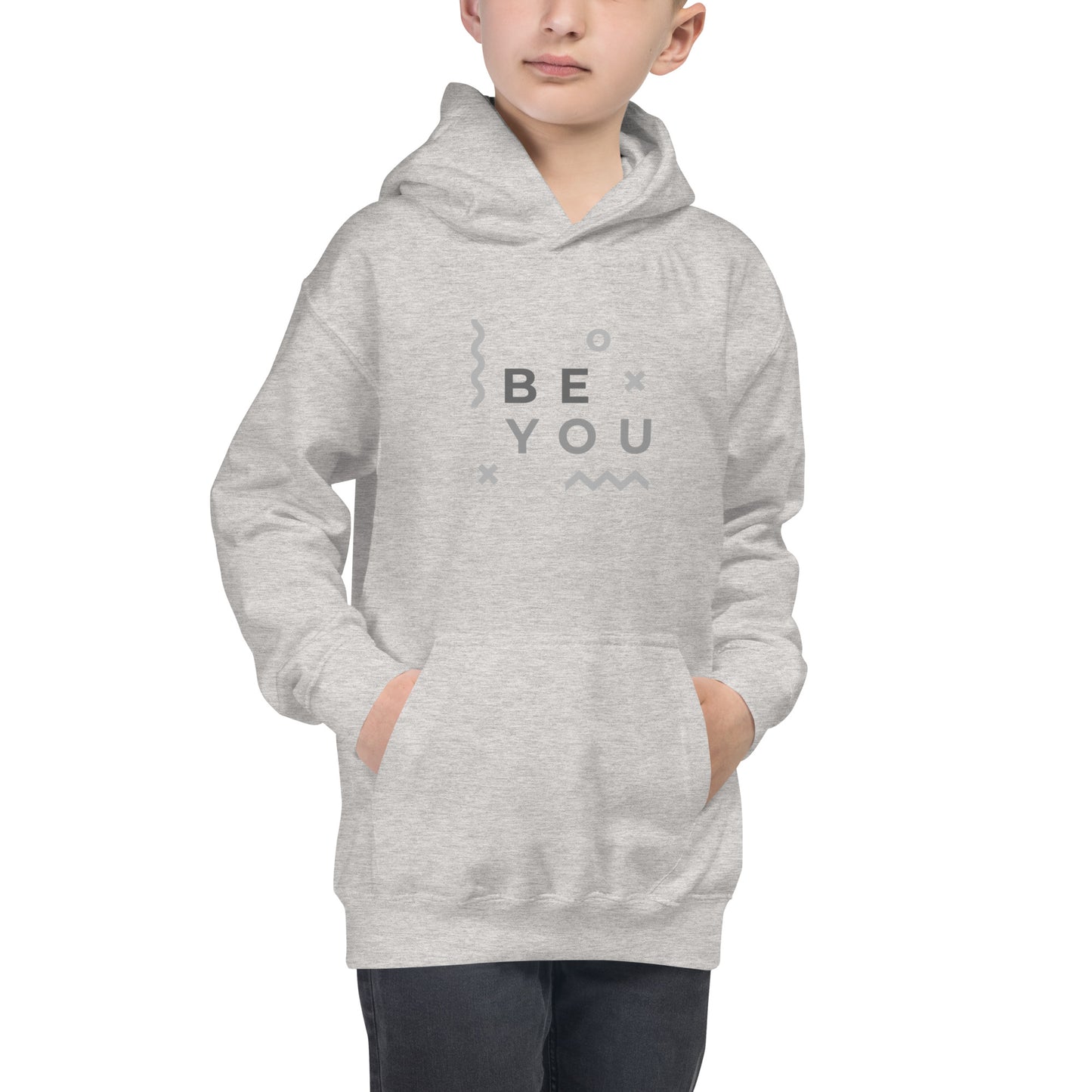 Kids Graphic Hoodie In Be You