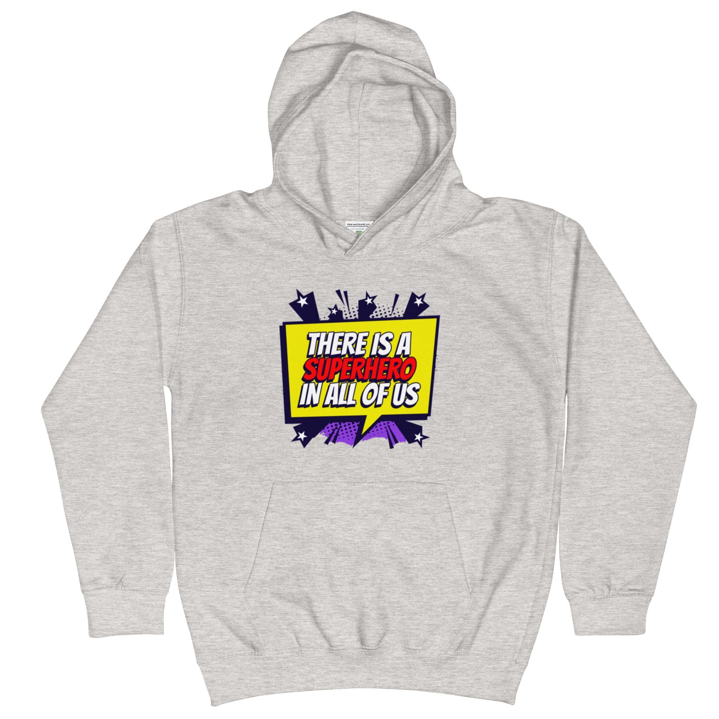 Kids Graphic Hoodie In There Is A Hero In All Of Us