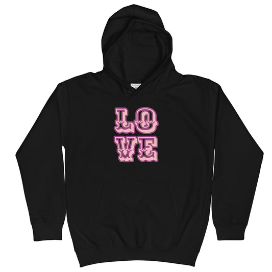 Kids Graphic Hoodie in LOVE