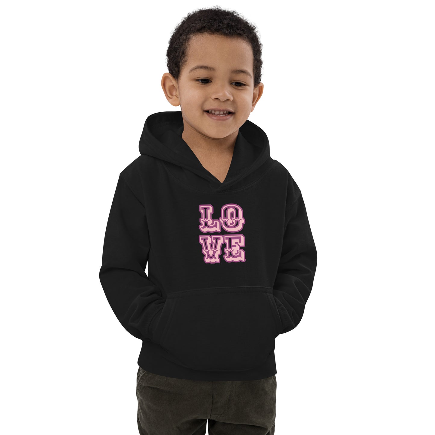 Kids Graphic  Hoodie in LOVE