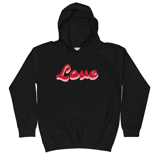 Kids Graphic Hoodie in Love