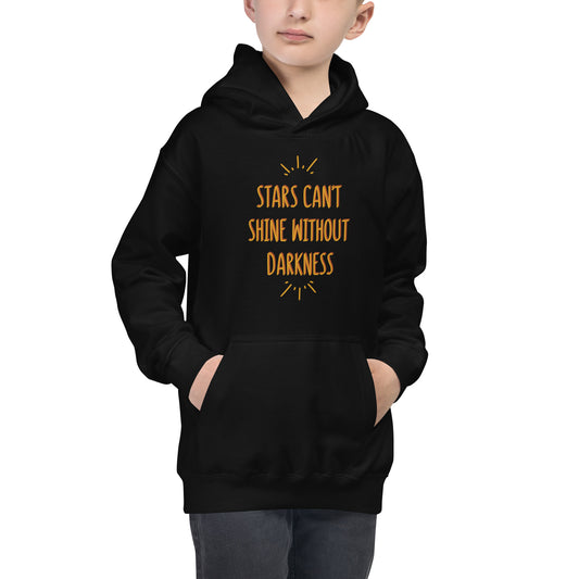 Kids Graphic Hoodie in Stars Can't Shine Without Darkness