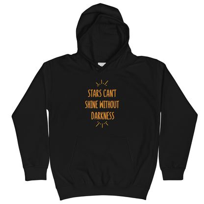 Kids Graphic Hoodie in Stars Can't Shine Without Darkness