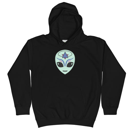 Kids Graphic Hoodie In Alien