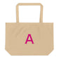 Large organic tote bag